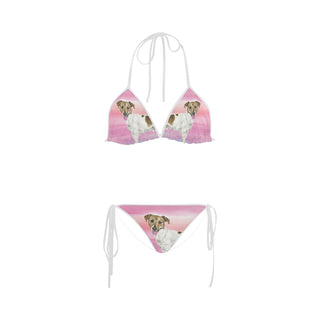 Jack Russell Terrier Water Colour No.1 Custom Bikini Swimsuit - TeeAmazing