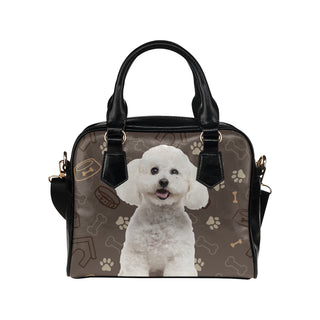 Bichon Frise Dog Shoulder Handbag - TeeAmazing
