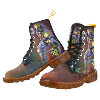 Star Platinum Black Boots For Women - TeeAmazing