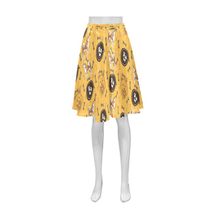 Akita Pattern Athena Women's Short Skirt - TeeAmazing