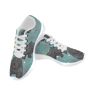 Bouviers Flower White Sneakers for Men - TeeAmazing
