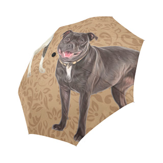 Staffordshire Bull Terrier Lover Auto-Foldable Umbrella - TeeAmazing