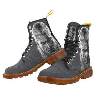 Witcher Black Boots For Men - TeeAmazing