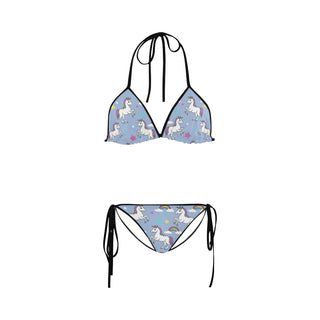 Unicorn Pattern Custom Bikini Swimsuit - TeeAmazing