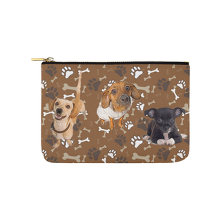 Chiweenie Pattern Carry-All Pouch 9.5''x6'' - TeeAmazing