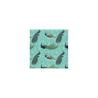 Peacock Square Towel 13x13 - TeeAmazing