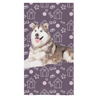 Alaskan Malamute Bath Towel 30"x56" - TeeAmazing