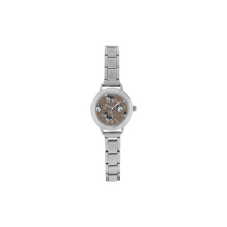 Free Siberian Husky Pattern Women's Italian Charm Watch - TeeAmazing