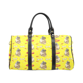 English Bulldog Water Colour Pattern No.2 New Waterproof Travel Bag/Large - TeeAmazing
