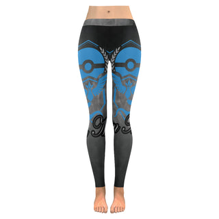 Team Mystic Low Rise Leggings (Invisible Stitch) (Model L05) - TeeAmazing