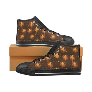 Sailor Venus Black High Top Canvas Women's Shoes/Large Size - TeeAmazing