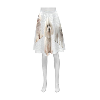 Bichon Frise Lover Athena Women's Short Skirt - TeeAmazing