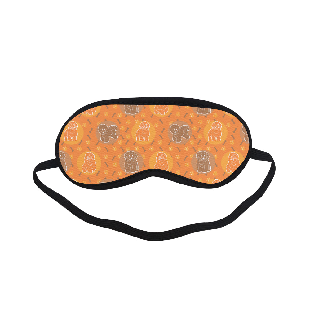 Free Bichon Frise Pattern Sleeping Mask - TeeAmazing