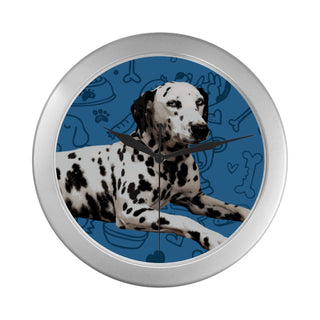 Dalmatian Dog Silver Color Wall Clock - TeeAmazing