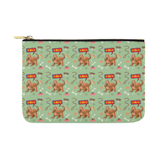 American Cocker Spaniel Pattern Carry-All Pouch 12.5x8.5 - TeeAmazing