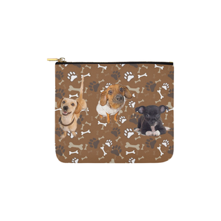 Chiweenie Pattern Carry-All Pouch 6''x5'' - TeeAmazing
