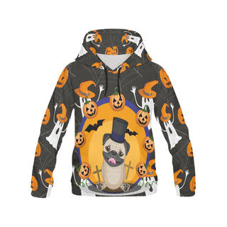 Pug Halloween V4 All Over Print Hoodie for Women - TeeAmazing