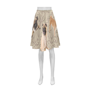 Pug Lover Athena Women's Short Skirt - TeeAmazing