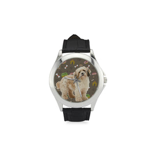 Cavachon Dog Women's Classic Leather Strap Watch - TeeAmazing