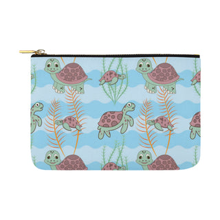 Turtle Carry-All Pouch 12.5x8.5 - TeeAmazing