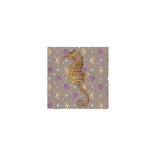 Seahorse Square Towel 13x13 - TeeAmazing