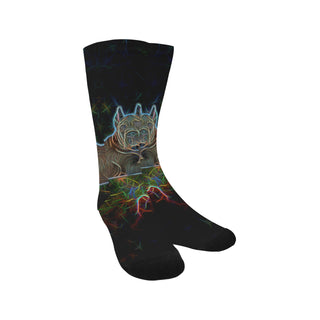 Cane Corso Glow Design 1 Trouser Socks - TeeAmazing