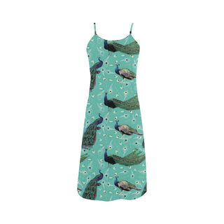 Peacock Alcestis Slip Dress - TeeAmazing