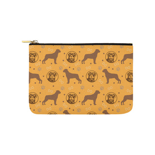 Rottweiler Pattern Carry-All Pouch 9.5x6 - TeeAmazing