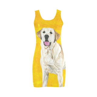 Labrador Retriever Water Colour No.1 Medea Vest Dress - TeeAmazing