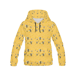 Bee All Over Print Hoodie for Women - TeeAmazing