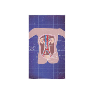 Anatomy Custom Towel 16"x28" - TeeAmazing