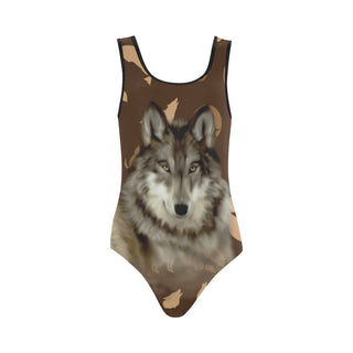 Wolf Lover Vest One Piece Swimsuit - TeeAmazing
