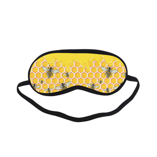 Bee Pattern Sleeping Mask - TeeAmazing