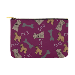 Soft Coated Wheaten Terrier Pattern Carry-All Pouch 12.5x8.5 - TeeAmazing