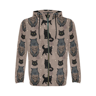 Chantilly-Tiffany All Over Print Full Zip Hoodie for Men - TeeAmazing
