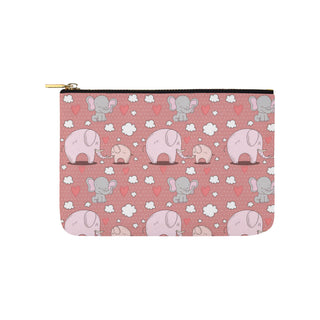 Elephant Pattern Carry-All Pouch 9.5x6 - TeeAmazing