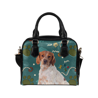 Brittany Spaniel Dog Shoulder Handbag - TeeAmazing