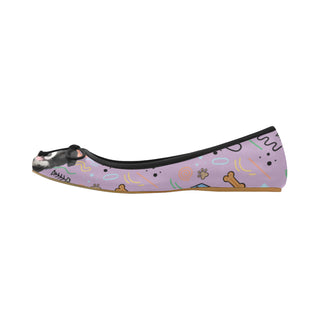 Border Collie Juno Ballet Pumps - TeeAmazing