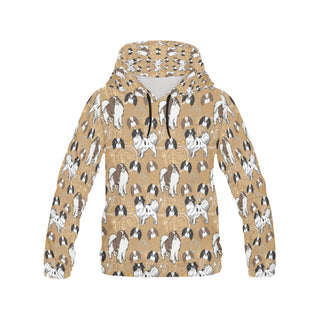 Japanese Chin All Over Print Hoodie for Women - TeeAmazing