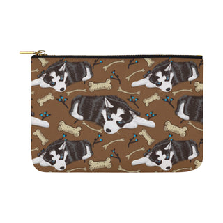 Siberian Husky Carry-All Pouch 12.5x8.5 - TeeAmazing