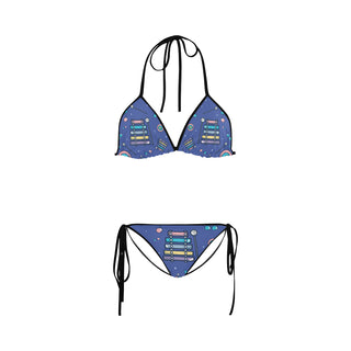 Marimba Pattern Custom Bikini Swimsuit - TeeAmazing