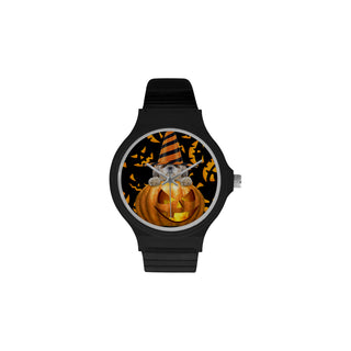 Shih Tzu Halloween Unisex Round Plastic Watch - TeeAmazing