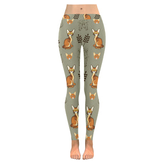 Abyssinian Low Rise Leggings (Model L05) - TeeAmazing