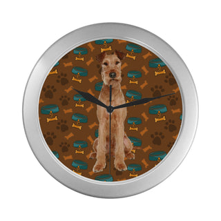 Irish Terrier Dog Silver Color Wall Clock - TeeAmazing