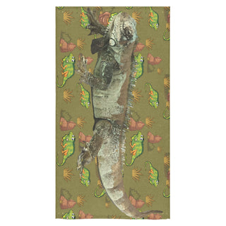 Iguana Bath Towel 30"x56" - TeeAmazing