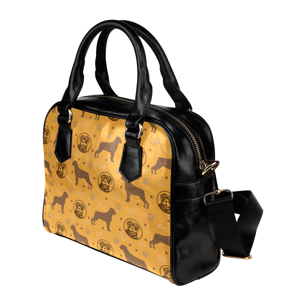 Rottweiler Pattern Shoulder Handbag - TeeAmazing