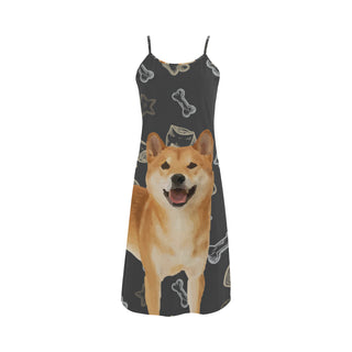 Shiba Inu Dog Alcestis Slip Dress - TeeAmazing