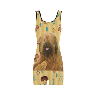 Briard Dog Classic One Piece Swimwear - TeeAmazing