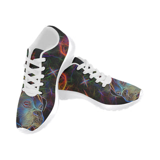 Boxer Glow Design 1 White Sneakers for Men - TeeAmazing