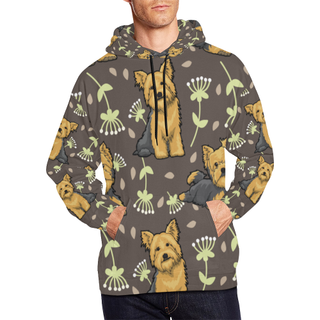 Cairn terrier Flower All Over Print Hoodie for Men (USA Size) (Model H13) - TeeAmazing